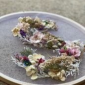 My project in Tulle Embroidery with Natural Flowers and Plants course. DIY, Embroider, Floral, and Plant Design project by Alison Thompson - 10.27.2021