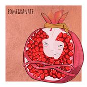 pomegranate. Un progetto di Illustrazione tradizionale, Illustrazione digitale, Graphic design e Illustrazione vettoriale di Aga Elbert - 27.10.2021