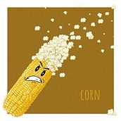 corn. Un progetto di Illustrazione tradizionale, Illustrazione digitale e Illustrazione vettoriale di Aga Elbert - 27.10.2021