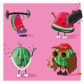 happy . Un progetto di Illustrazione tradizionale, Illustrazione digitale, Graphic design e Illustrazione vettoriale di Aga Elbert - 27.10.2021