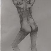 Mi Proyecto del curso: Dibujo de la figura humana en movimiento. Fine Arts, Sketching, Pencil Drawing, Drawing, and Realistic Drawing project by Esteban Lijalad - 10.27.2021