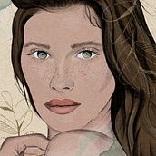 Mi Proyecto del curso: Retrato ilustrado con Procreate. Traditional illustration, Vector Illustration, Digital Illustration, and Portrait Drawing project by Verónica Coca Coca - 10.27.2021