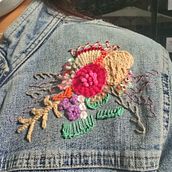 Mi Proyecto del curso: Técnicas avanzadas de bordado: puntadas y composiciones con volumen. Embroider project by Alejandra Fonseca - 10.28.2021