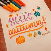 Handlettering. H, Lettering, Calligraph, and Traditional illustration project by Caterina Pollio - 10.28.2021