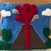 Volcán Activo Santiago  . % Francis Medina tarafından hazırlanan Sanat ve El Sanatları projesi - 06.18.2021