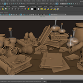 Mi Proyecto del curso: Modelado cartoon de bodegones con Maya Ein Projekt aus dem Bereich 3D, 3-D-Design und 3-D-Modellierung von Mariel Alexandra Batalla López - 28.10.2021
