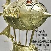 Pastel Dirigible. Design, and DIY project by Erika Aidé Carlos Pérez - 10.29.2021
