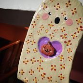 Mi Proyecto del curso: Papel maché para principiantes: esculpe un personaje colorido. Un projet de Art to, Conception de jouets , et Conception de personnages de Brenda Dumas - 28.10.2021