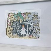 Mi Proyecto del curso: Papercut: crea escenas de papel con profundidad. Traditional illustration, Arts, Crafts, Editorial Design, Paper Craft, Stor, telling, Bookbinding, Children's Illustration, and DIY project by leticiamerchan - 10.29.2021