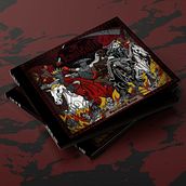 ICONS OF SIN, Diseño portada para CD. Br, ing e Identidade e Ilustração tradicional projeto de Álvaro Muñoz Buendía - 29.10.2021