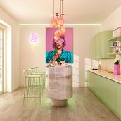 Soft & Organic Home. Design de interiores, Design, 3D, Esboçado, Infografia, Arquitetura de interiores, Arquitetura, e Design e fabricação de móveis projeto de Sara Pérez Juan - 29.10.2021