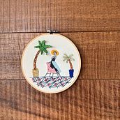 Meu projeto do curso: Bordado em fotografias sobre tela. Photograph, Collage, Paper Craft, Printing, Embroider, and DIY project by Flavia Pesce Dantas - 10.27.2021