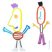 My project in Drawing and Creativity for Big Little Artists course. Un progetto di Illustrazione tradizionale, Creatività, Disegno e Creatività con i bambini di jusiag - 29.10.2021