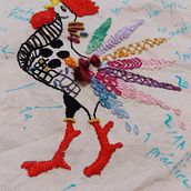 Mi Proyecto del curso: Técnicas de bordado: ilustrando con hilo y aguja. Embroider project by Aka Aka - 10.30.2021