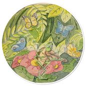 Mein Kursprojekt: Negativtechnik in der Aquarellmalerei: Illustrationen für Kinder. Traditional illustration, Painting, Pencil Drawing, Watercolor Painting, Children's Illustration, and Narrative project by Tina Trapp - 10.31.2021