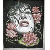 Mi Proyecto del curso: Retrato creativo en claroscuro con lápiz. Traditional illustration, Pencil Drawing, Portrait Drawing, and Artistic Drawing project by vanepelli - 10.31.2021