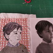 Mi Proyecto del curso: Creación de retratos bordados. Embroider project by Lola Pérez Peña - 11.01.2021