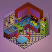 Taca y a comer. Motion Graphics, Design, 3D, and 3D Animation project by Patricia Coello Criado - 04.02.2021