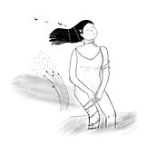 Meu projeto do curso: Técnicas de desenho tradicional com Procreate. Ilustração tradicional, Desenho, Ilustração digital, Desenho de retrato, e Desenho digital projeto de allanapavao - 01.11.2021