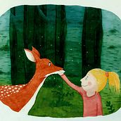 My project in Negative Watercolor Painting for Children's Illustration course. Traditional illustration, Painting, Pencil Drawing, Watercolor Painting, Children's Illustration, and Narrative project by Mirjam - 11.01.2021
