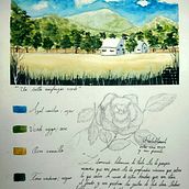 Un lugar donde no se siente extraño.. Traditional illustration project by Katia Pérez - 11.01.2021