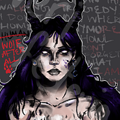 Wolf After All. Un projet de Illustration traditionnelle, Beaux Arts, Illustration numérique, Conception de personnages, Dessin numérique, Peinture numérique, Lettering numérique , et Lettering de Eryk Lune - 10.09.2021