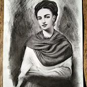 My project in Artistic Charcoal Portraiture: Creating Atmosphere course. Traditional illustration, Fine Arts, Drawing, Portrait Drawing, Realistic Drawing, and Artistic Drawing project by hanny02 - 11.02.2021
