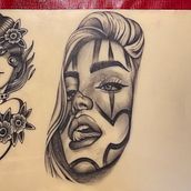 chicano october'21. Traditional illustration, Tattoo Design, and Figure Drawing project by Marco Di Maria - 10.31.2021