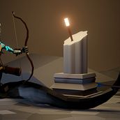 Low Poly Lamia (greek mitology) . Un progetto di 3D, Modellazione 3D, Videogiochi, Character design 3D e Progettazione di videogiochi di giuseppenaselli - 02.11.2021