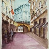 Mi Proyecto del curso: Representación arquitectónica en acuarela. Traditional illustration, Sketching, Drawing, Watercolor Painting, Architectural Illustration, and Sketchbook project by Ninoska Gonzàlez Cova - 11.02.2021