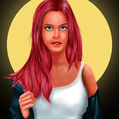 Estudo de busto feminino. Un progetto di Illustrazione tradizionale di André Luiz Ribeiro - 02.11.2021