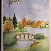 Mi Proyecto del curso: Paisajes naturales en acuarela. Fine Arts, Painting, and Watercolor Painting project by Monica Gallegos - 11.03.2021
