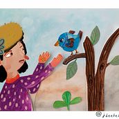 My project in Illustration Techniques for Children’s Books course. Traditional illustration, Character Design, Paper Craft, Drawing, Digital Illustration, Children's Illustration, and Narrative project by Giuseppina Di Bella - 11.03.2021