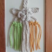 Meu projeto do curso: Repertório de nós de macramê. Accessor, Design, Arts, Crafts, Fiber Arts, and Macramé project by Paula Rocha - 11.03.2021