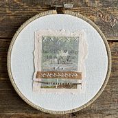 My project in Experimental Embroidery Techniques on Paper course. Fine Arts, Collage, and Embroider project by Lisa Baron - 11.03.2021