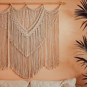 Commissioned wall art. Macramé, and Fiber Arts project by Fanny Zedenius - 11.04.2021