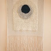 Luna. Fiber Arts, and Macramé project by Fanny Zedenius - 11.04.2021