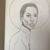 Mon projet du cours : Technique de dessin traditionnel avec Procreate. Traditional illustration, Drawing, Digital Illustration, Portrait Drawing, and Digital Drawing project by Myriam pasquier - 11.04.2021