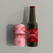 Espina Craft Beer con Espina de Anchoa. Projekt z dziedziny Projektowanie graficzne użytkownika Helena Albert - 04.11.2021