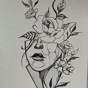 My project in Tattoo for Beginners course. Tattoo Design project by Lauren Head - 09.10.2021