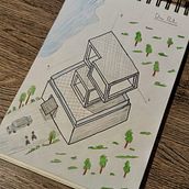 My project in Architectural Drawing: From Imagination to Conceptualization course. Architecture, Sketching, Drawing, and Architectural Illustration project by Dinu Pertu - 11.04.2021