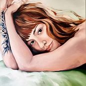My project in Introduction to Realistic Oil Portraiture course. Oil Painting project by Zalea-Mari Dold - 11.04.2021