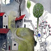 caderno dos deveres. Traditional illustration project by Irene Gomes - 11.04.2021