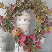 Il mio progetto del corso: Creazione di una ghirlanda con fiori secchi. Un proyecto de Diseño, Diseño de interiores, Paisajismo, DIY, Diseño floral y vegetal de Jole Li Gotti - 04.11.2021