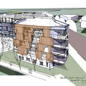 CROQUIS D'ETUDES Ein Projekt aus dem Bereich Traditionelle Illustration, Architektur, Design, Innenarchitektur, L, schaftsbau, Collage und Zeichnung von Raphaël IBARRA - 04.11.2021