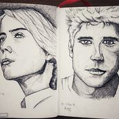 My project in Portrait Sketchbooking: Explore the Human Face course. Sketching, Drawing, Portrait Drawing, Artistic Drawing, and Sketchbook project by Aaqib Ansari - 11.04.2021