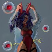 Mi Proyecto del curso: Pintura digital de personajes: ilustra con luz y color. Design de personagens, Ilustração tradicional, Ilustração digital, e Pintura digital projeto de Gabriela Arango - 05.01.2022