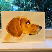 watercolour dog Ein Projekt aus dem Bereich Aquarellmalerei von m_hare - 05.11.2021