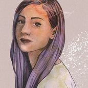 Il mio progetto del corso: Ritratto illustrato con Procreate. Traditional illustration, Vector Illustration, Digital Illustration, and Portrait Drawing project by Claudia Monici - 11.05.2021