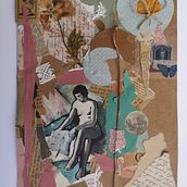 Mi Proyecto del curso: Técnicas de bordado experimental sobre papel. Fine Arts, Collage, and Embroider project by Raquel Marcato - 11.05.2021